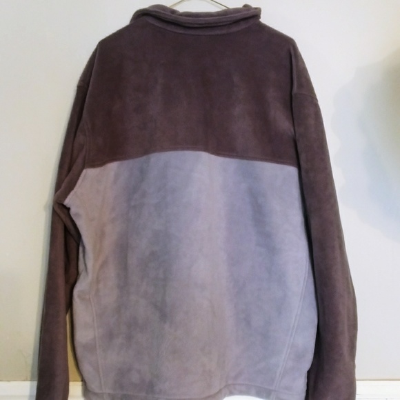 Mens Columbia full zip fleece two tone - Picture 2 of 3